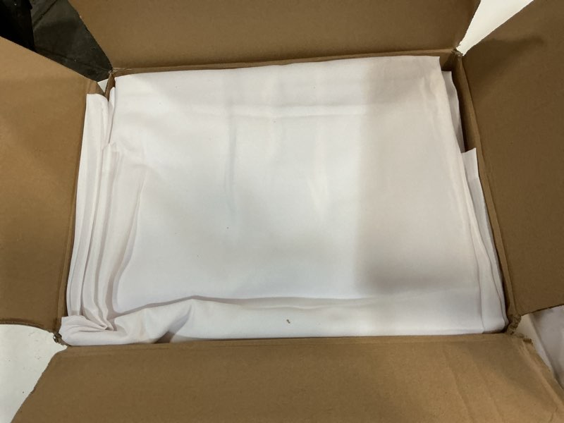Condition photo showing Good Condition for holidayideas outdoor curtains for patio waterproof 6 pcs 54x95 inch white | outsides curtains for cabana porch pergola balcony, weatherproof, sunlight & uv blocking, poolside privacy protection