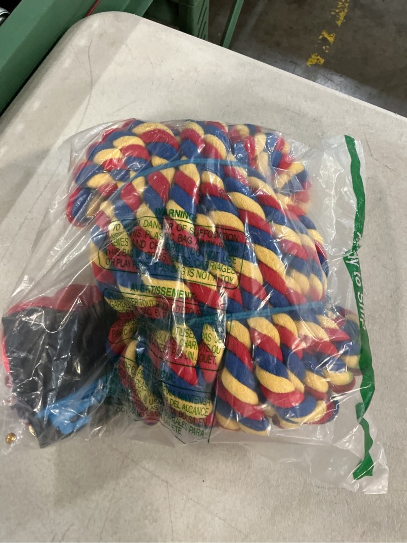 Condition photo showing Good Condition for tug of war rope for kids and adults, 20/40/60ft tug a war rope for outdoor games field day family reunion birthday games, outside activities yard backyard lawn picnic games, team building games