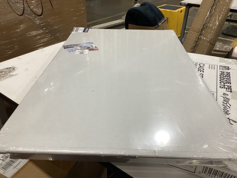 Condition photo showing Good Condition for hvac premium 34"w x 20"h aluminum exterior gable louver vent for walls & crawlspace - weather-resistant air grille with screen mesh - [outer dimensions 35.75"w x 21.75"h] 34 x 20 anodized aluminum