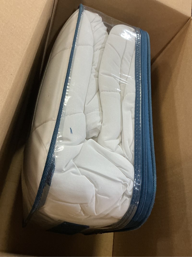 Condition photo showing Good Condition for Serta Heated Mattress Pad King Size - Electric Mattress Pad, 10 Heat Setting Controller, Auto Shut Off Timer, Deep Elastic Pocket, Up to 17" Mattress, ETL Certified, Machine Wash, King, White
