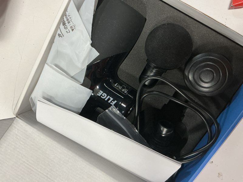 Condition photo showing Good Condition for similar nepq mini massage gun, powerful fascial gun portable deep tissue percussion muscle back head massager for pain relief with 4 massage heads 4 speed high-intensity vibration rechargeable (black)