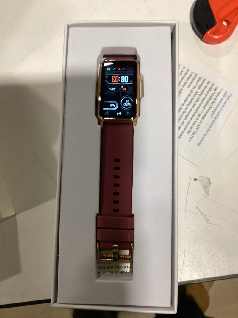 Condition photo showing New/Like New for Smart Watch Health Fitness Tracker with 24/7 Heart Rate, Blood Oxygen Blood Pressure Sleep Monitor, 115 Sports Modes, Step Calorie Counter Pedometer IP68 Waterproof for Android and iPhone Women Men Graphite Black