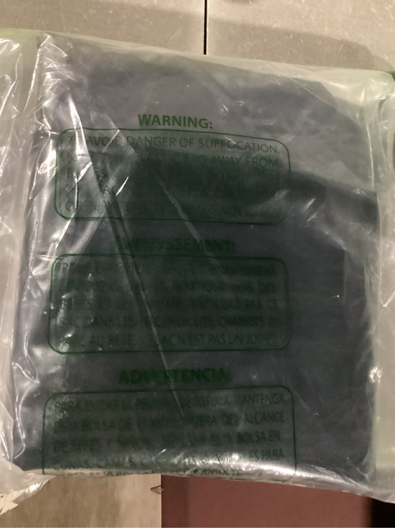 Condition photo showing As Is for AmazerBath 100% EVA Shower Curtain Liner, 72 x 72 Inches Heavy Duty Shower Curtain and Liner 2-in-1 with 3 Clear Stones and 12 Brass Grommets, Color Block Soft Shower Liner - Clear & Pine Green Rainbow Flip Emerald