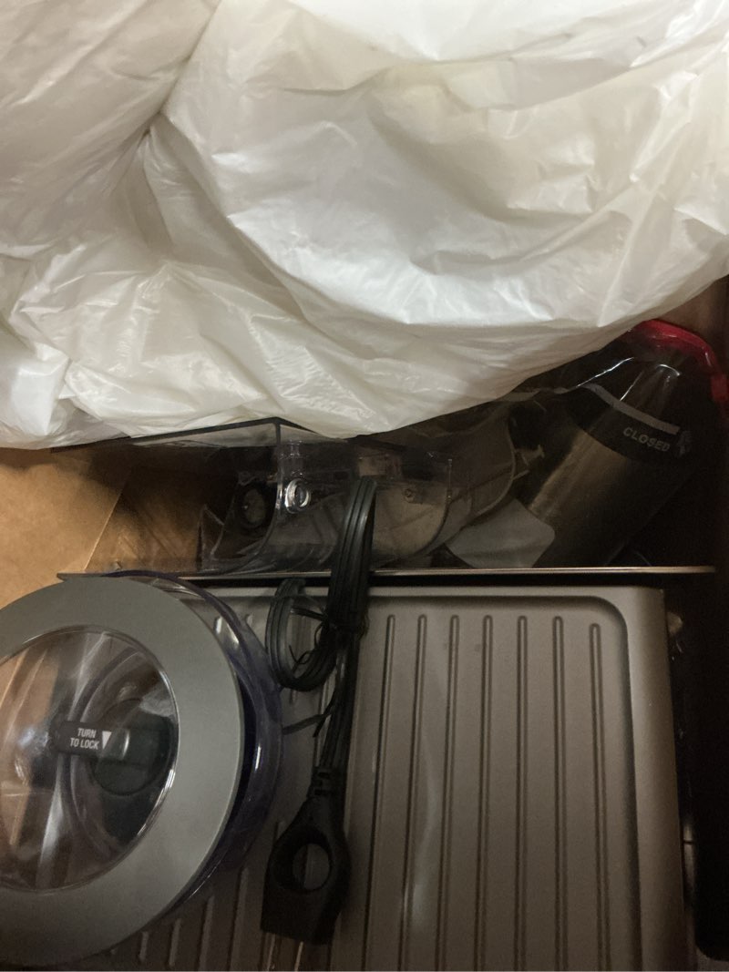 Condition photo showing As Is for breville barista pro espresso machine bes878bss, brushed stainless steel