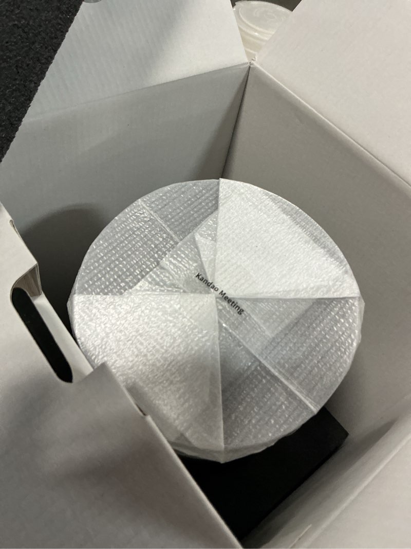 Condition photo showing Good Condition for KanDao Meeting 360 Video Conference Camera, 8K Captured 1080P 360 Degree Meeting Room Camera, 8*Mics, 20W Speaker, 4-in-one USB Conference Webcam, Smart Tracking Zooming, Wide-Angle, Plug & Play