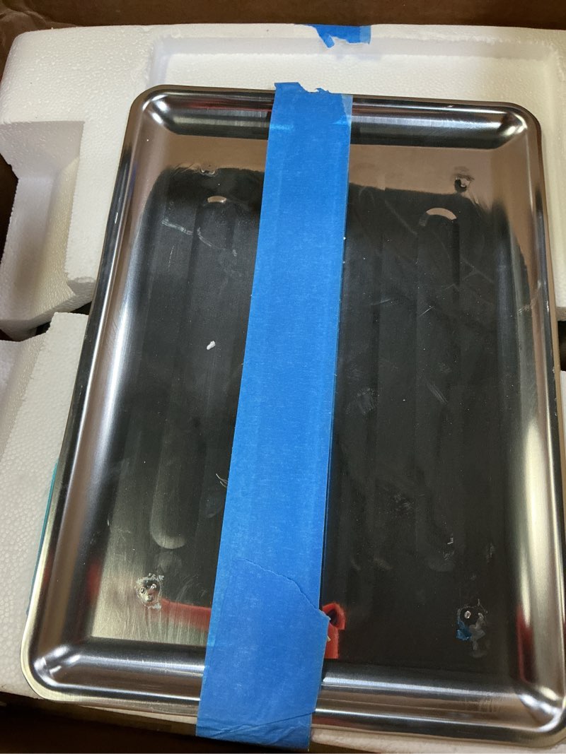 Condition photo showing As Is for price computing scale 88lb/40kg lcd digital commercial price scale with stainless steel platform,produce scale & food scale for farmers market, retail outlets, meat shop (tray)