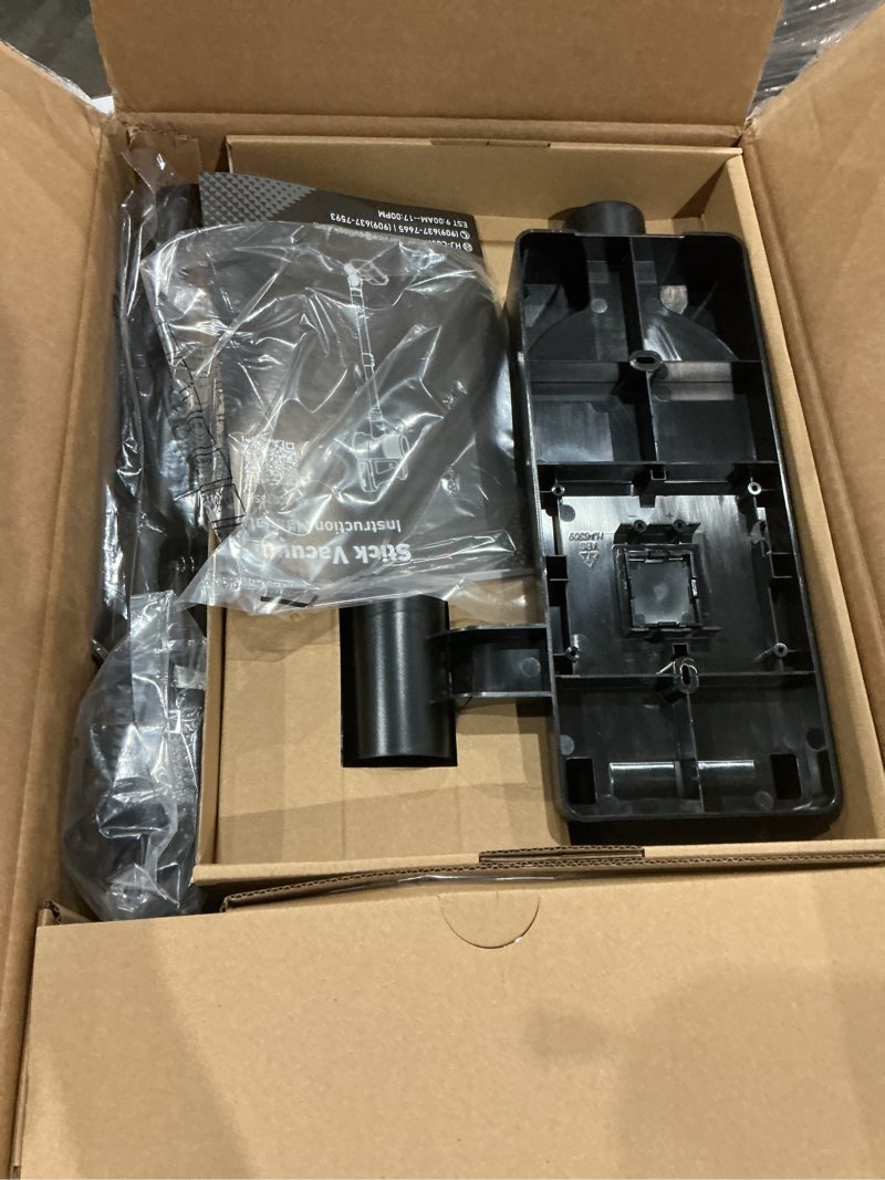 Condition photo showing Good Condition for NEWBULIG Cordless Vacuum Cleaner, Lightweight Stick Vacuum for Home with Anti-Tangle and LED Lights, Powerful Rechargeable Wireless Cleaners for Hardwood Floors Carpet Pet Hair Modern Black Blue 11"*10"