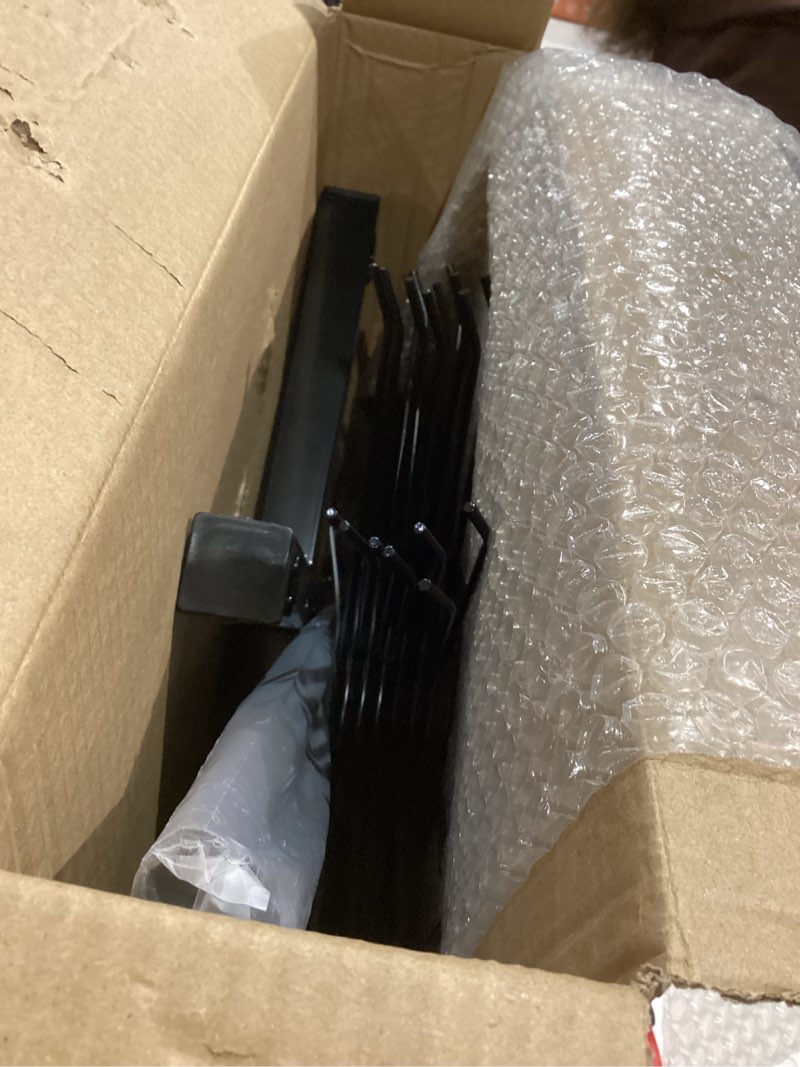 Condition photo showing As Is for Hypergiant Retail Display Stand 7 Tier Rotating Rack For Store Display Shelves,Jewelry Keyring Socking Hats,Movable Shop Spinner for Toys Show ,Black,Adjustable height