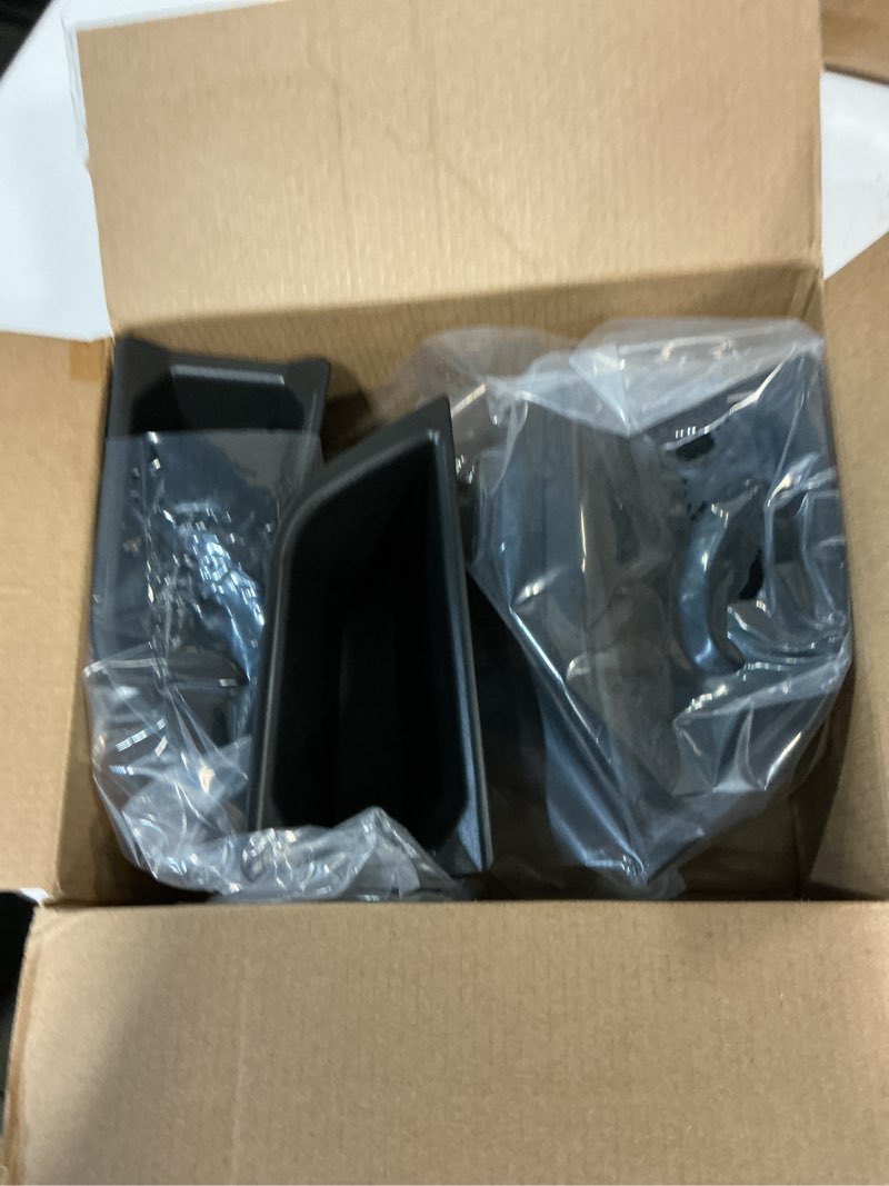 Condition photo showing Good Condition for aunginsy front rear door side storage box compatible with audi q4 e-tron 2022 2023 2024 2025, 4pcs car door side armrest grab handle groove storage organizer tray pocket slot mat insert accessories front rear door storage box