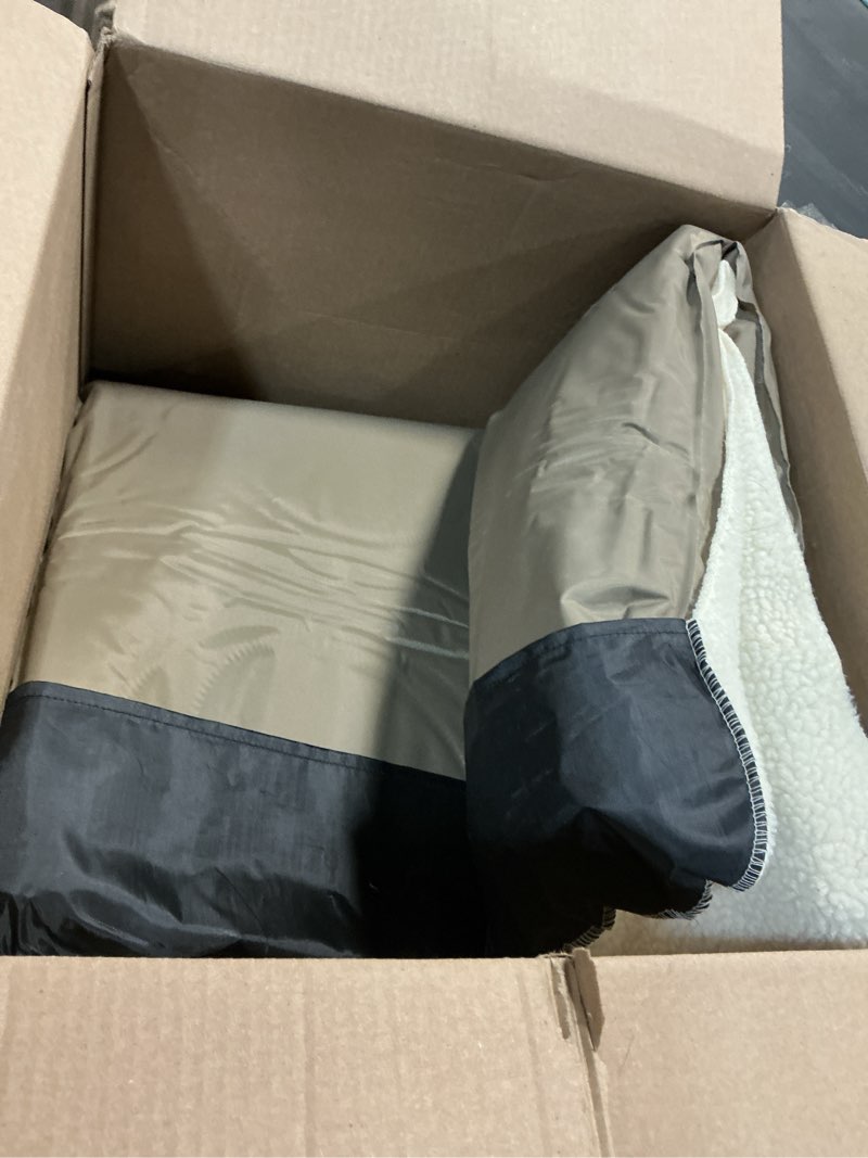 Condition photo showing As Is for K&H Pet Products Lectro-Soft Orthopedic Outdoor Heated Dog or Cat Bed for Large Dogs or Multiple Cats, Safety Listed Warming Pad, Waterproof, Soft & Flexible, Washable Cover - Large 36 X 25in Tan 60W Large 25 X 36 Inches