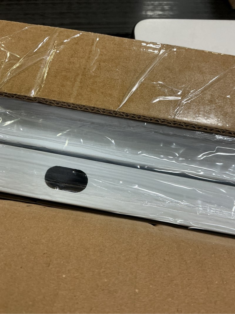 Condition photo showing Good Condition for Handrails for Outdoor Steps,3 Step Handrail Fits 1 to 3 Steps Mattle Wrought Iron Handrail Stair Rail?Transitional Handrail with Installation Kit,Black Hand Rails for Outdoor Steps?Patent Pending? 3 Ft Black