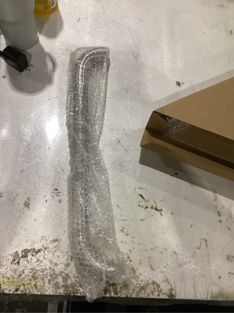 Brushed Nickel Angled Grab Bar 16 Inch, Zepolu Stainless Steel L-Shaped Safety Grab Rail, Bathroom M