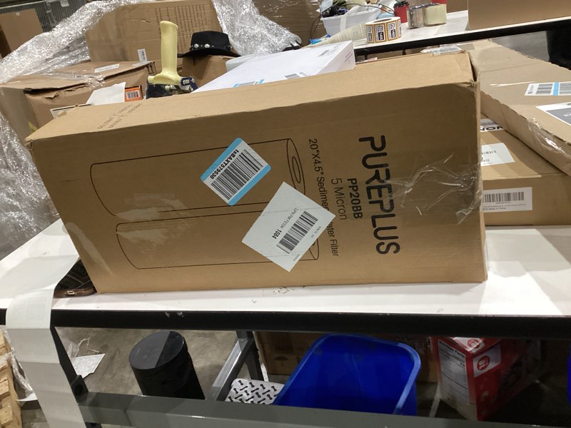 Condition photo showing New/Like New for PUREPLUS 5 Micron 20" x 4.5" Whole House Sediment Home Water Filter Replacement Cartridge, Compatible with DGD-5005-20, FPMB5-20, AP810-2, 155358-43, SDC-45-2005, 2PP20BB1M, P5-20BB, FP25B, 2 Pack 5-micron filtration 2 Count (Pack of 1)