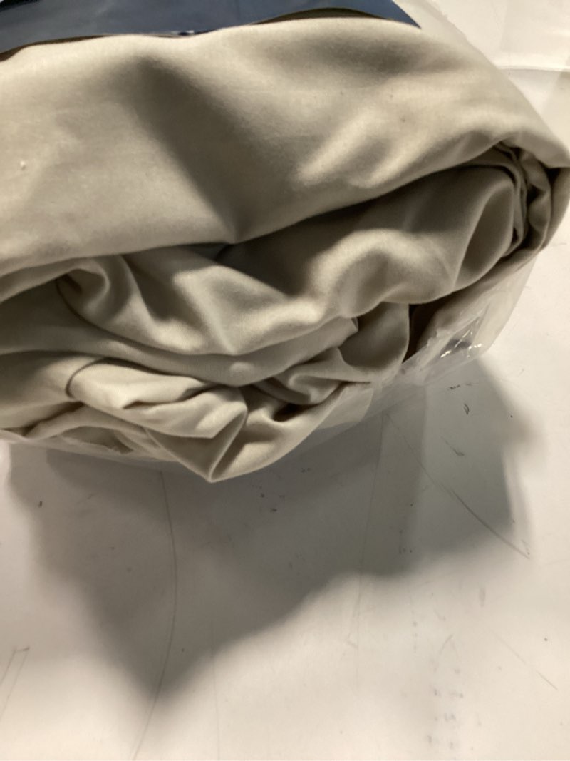 Condition photo showing Good Condition for bedsure duvet cover king size - only includes 1 duvet cover (104"x90"), hotel luxury soft double brushed all season bedding for kids & adults, zipper closure, linen (no comforter, no pillow shams) king (104" x 90") 03 - linen (only duvet cover)