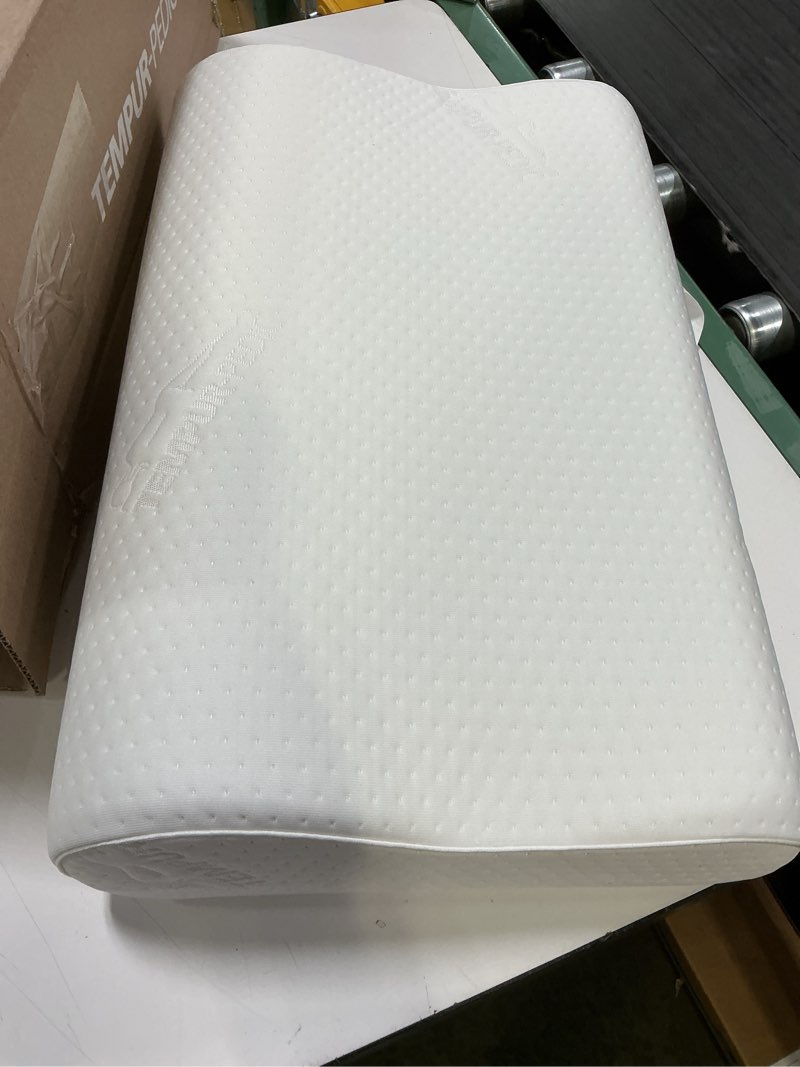 Condition photo showing Good Condition for tempur-pedic, standard tempur-neck pillow, medium profile-2-pack, white 2 count medium profile 2