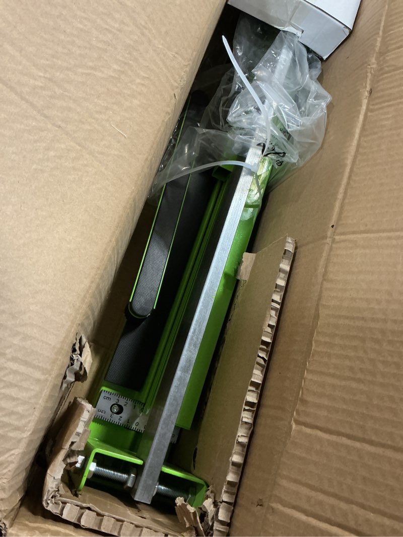 Condition photo showing Good Condition for Tile Cutter 48 Inch, Manual Tile Cutter All-Steel Frame,Tile Cutting Machine w/Laser Guide and Bonus Spare Cutter,Tile Cutter Hand Tool for Precision Cutting Porcelain Ceramic Floor Tiles 48 inchs Frame