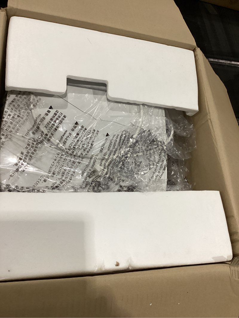 Condition photo showing New/Like New for bio bidet supreme bb-1000 white bidet toilet seat adjustable warm water  self cleaning  wireless remote control  posterior and feminine wash  electric bidet  easy diy installation (round)