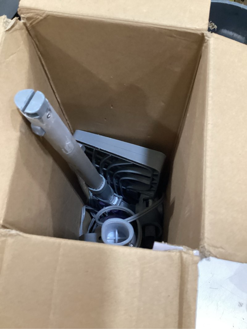 Condition photo showing As Is for shark steam pocket mop with 2 washable double-sided pads, steam sanitization, swivel steering, lightweight, steam cleaner for sealed hard floors, hardwood, marble, tile, purple, s3501 steam pocket essentials