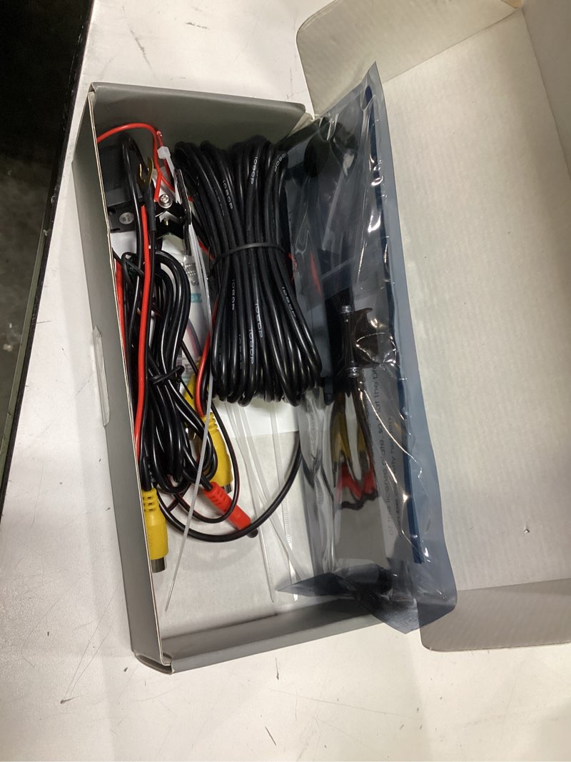 Condition photo showing Good Condition for hd backup camera,metal housing 170 degree wide view angle license plate rear view camera for car,clear night vision ip69 waterproof rearview universal reverse cam kit for vehicle suv rv pickup