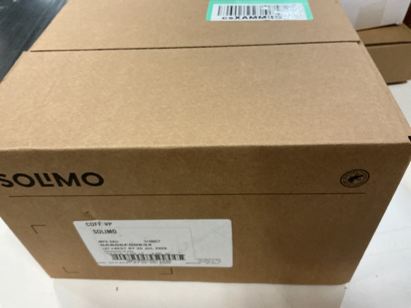 Condition photo showing Good Condition for (bb 25 jul 2026) amazon brand - solimo variety pack light roast coffee pods, hazelnut and french vanilla flavored, compatible with keurig 2.0 k-cup brewers, 100 count variety light roast 100 count (pack of 1)