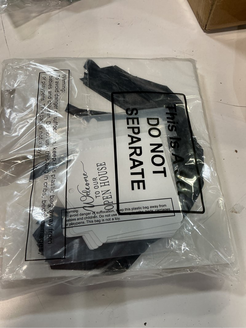 Condition photo showing New/Like New for Affrolling 25 Sets Open House Supplies Real Estate Agent Gifts for Clients House Shaped Gift Boxes with Greeting Cards for Real Estate Agent Favors Marketing Supplies (White) White 25