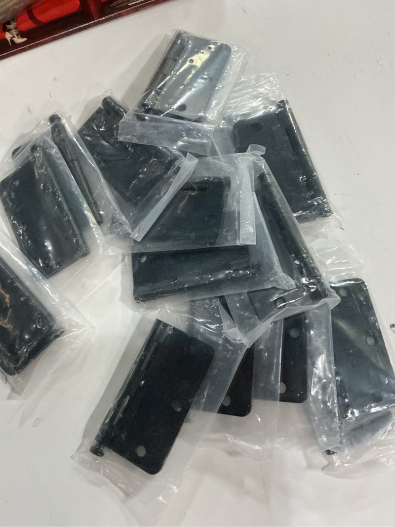 Condition photo showing New/Like New for goldenwarm 16pack matte black door hinges 3.5 inch rounded interior door hinges black matte 3-1/2'' with 1/4'' radius corners 16 matte black
