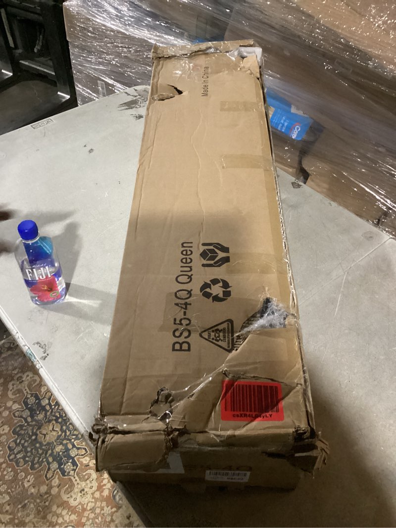 aldrich 5 inch heavy duty metal box spring mattress foundation 3000lbs max weight capacity/non-slip/