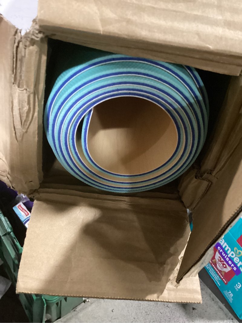 Condition photo showing Good Condition for Marley Dance Floor, 4Ft x 6Ft Portable Dance Floor Mat for Ballet Jazz & Pop, Non-Slip & Shock-absorbing Exercise Flooring for Home, Dance Schools - Thick PVC Practice Floor for Adults 4.5MM