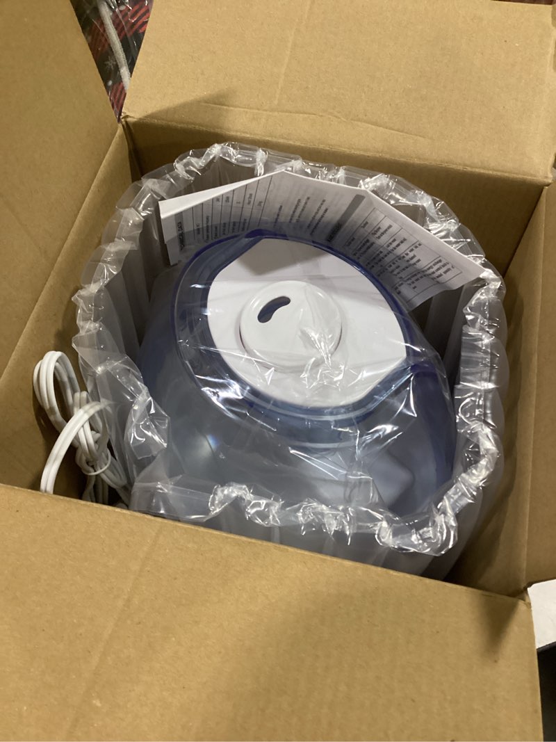 Condition photo showing New/Like New for KVM Ultrasonic Cool Mist Humidifier, Quiet Air Humidifiers for Bedroom, Nursery, Office, & Indoor Plants, 360 Rotation Nozzle & 2L Water Tank & Night Light