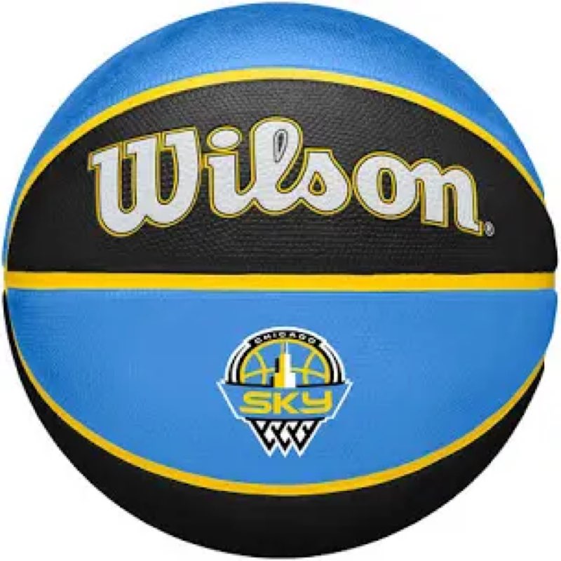 WILSON WNBA Team Tribute Basketball - Size 6 - 28.5", Chicago Sky