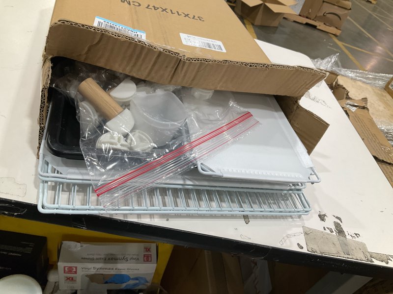 Condition photo showing As Is for Bird Cage Parakeet Cage Hanging Windows with Sliding Window, Dense Wire Mesh, Removable Tray & Wheels Bird Flight Cage WH 18''Lx14'W'x44''H