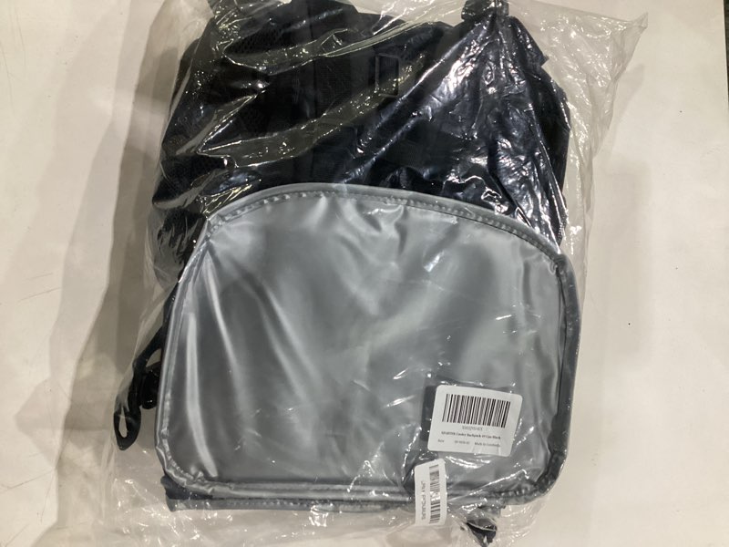 Condition photo showing Good Condition for sparter backpack cooler insulated leak proof 33/49 cans, 2 insulated compartments thermal bag, portable lightweight beach travel camping lunch backpack for men and women black 49 can