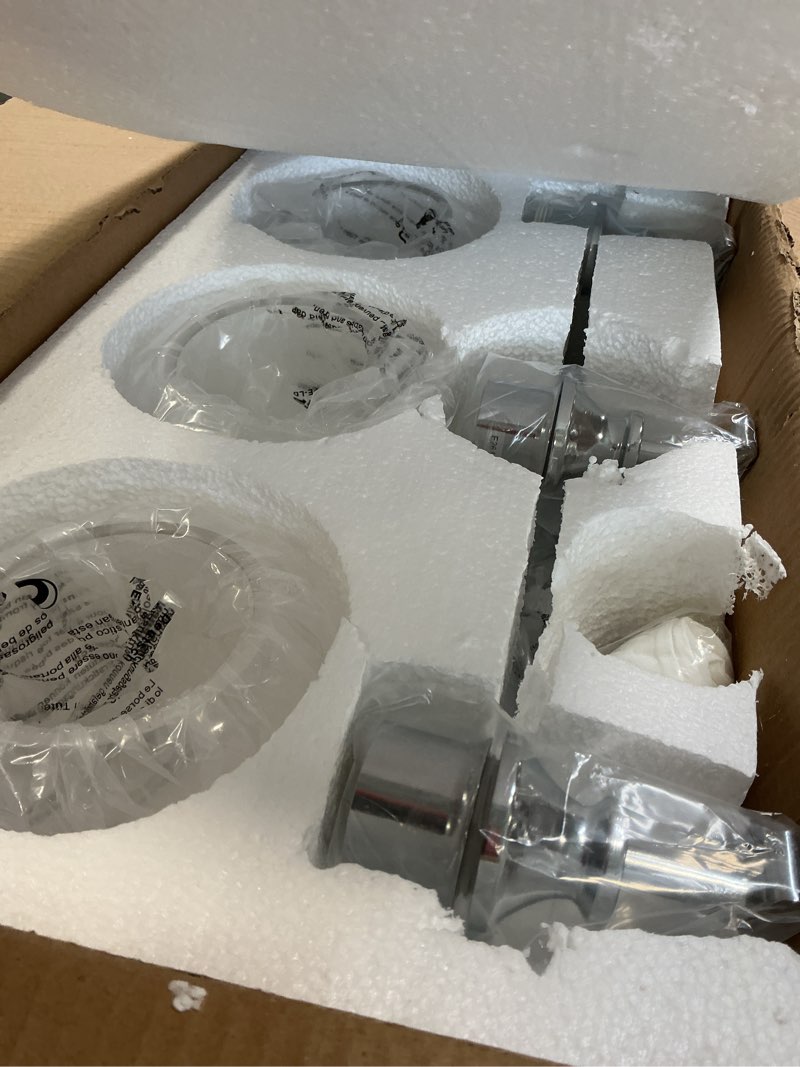 ANDY STAR Chrome Vanity Light, 3-Light Polished Silver Bathroom Light Fixture Over Mirror, Modern Wa