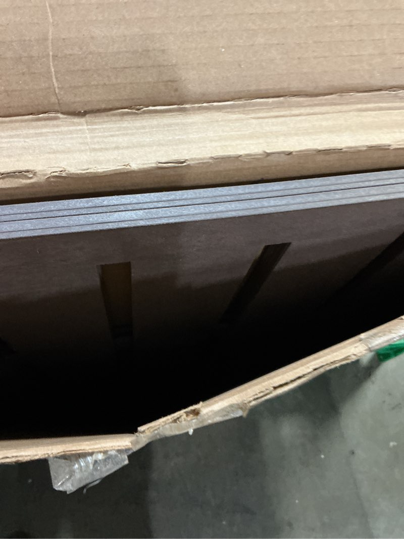 Condition photo showing Good Condition for 2 ft. x 4 ft. boardwalk umber decorative screen panel