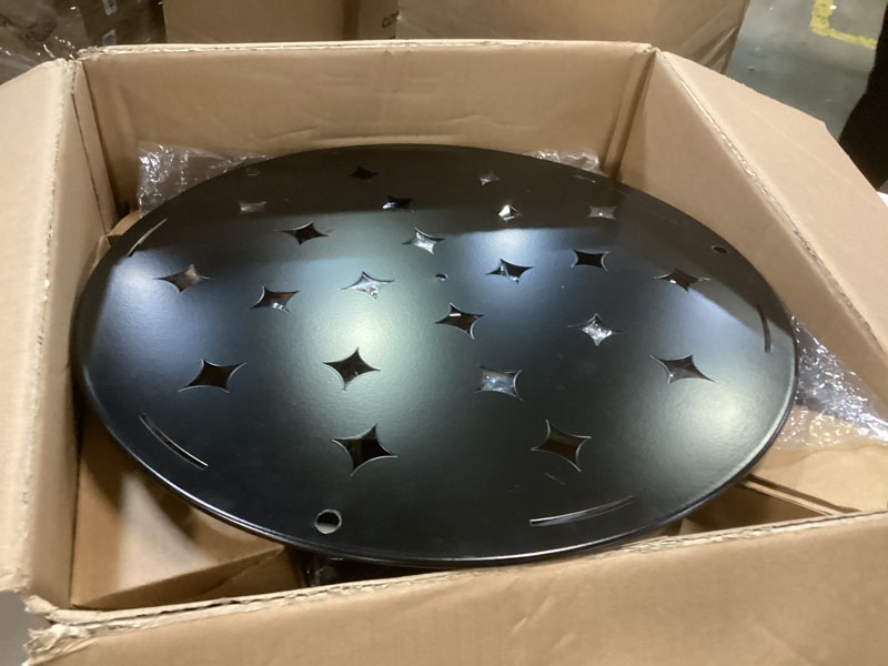 Condition photo showing As Is for Floor Lamps for Living Room,Floor Lamp with Shelves,Modern Standing Lamp with 3 Color Temperature Bulb,Corner Lamp for Living Room,Bedroom,Office