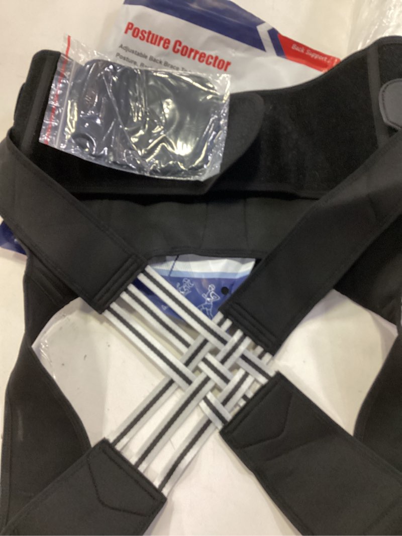 Condition photo showing Good Condition for Posture Corrector for Women and Men,Adjustable Shoulder Straightener,Back Support Brace,Upper Spine scoliosis, hunchback Black Large