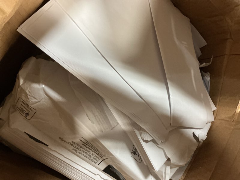 Condition photo showing As Is for amazon basics multipurpose copy printer paper, 20 lb, 8.5 x 11 inches, 10 reams (5,000 sheets), 92 bright white
