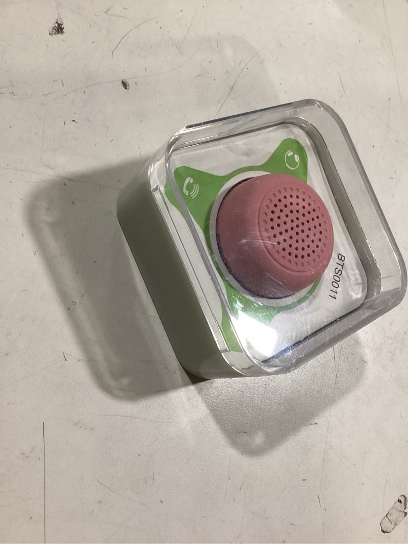 Condition photo showing New/Like New for Small Bluetooth Speaker,Mini Tiny Wireless with Remote Shutter, TWS Pairing, Built-in Mic, Portable Bluetooth Speaker for Outdoor and Indoor (Barbie Pink) mini Pink