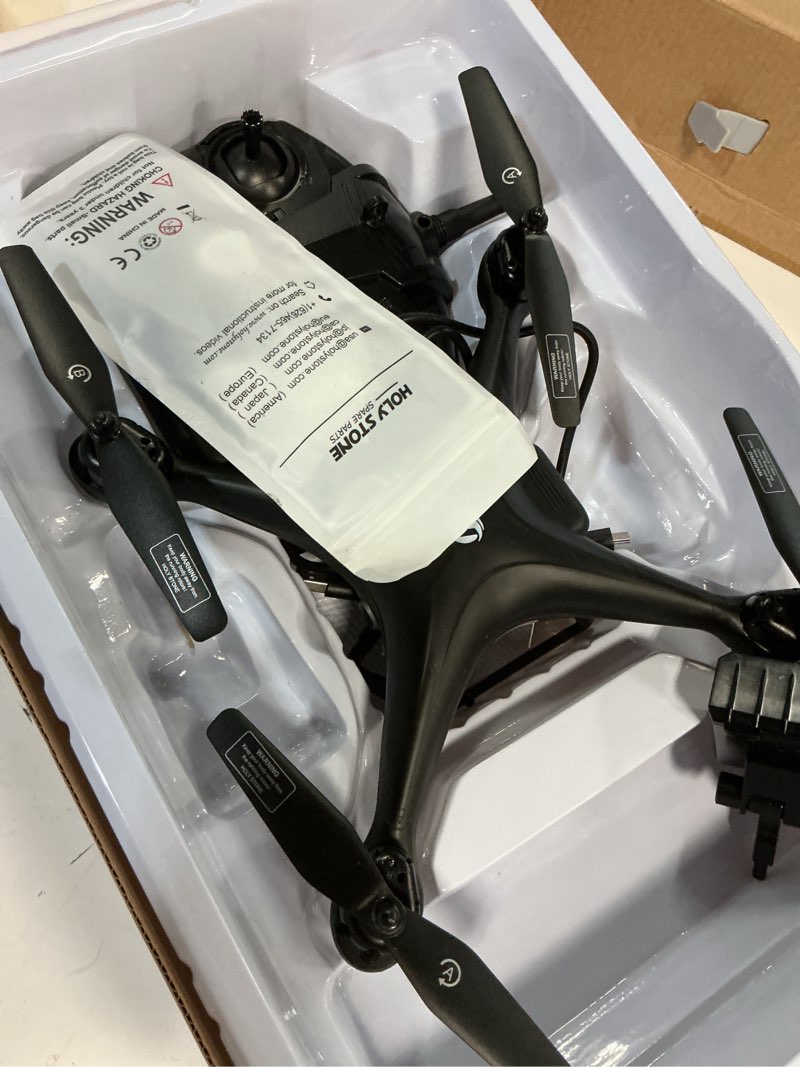 Condition photo showing Good Condition for holy stone hs110d fpv rc drone with 1080p hd camera live video 120 wide angle wifi quadcopter with gravity sensor, voice control, gesture control, altitude hold, headless mode, 3d flip rtf 2 batteries