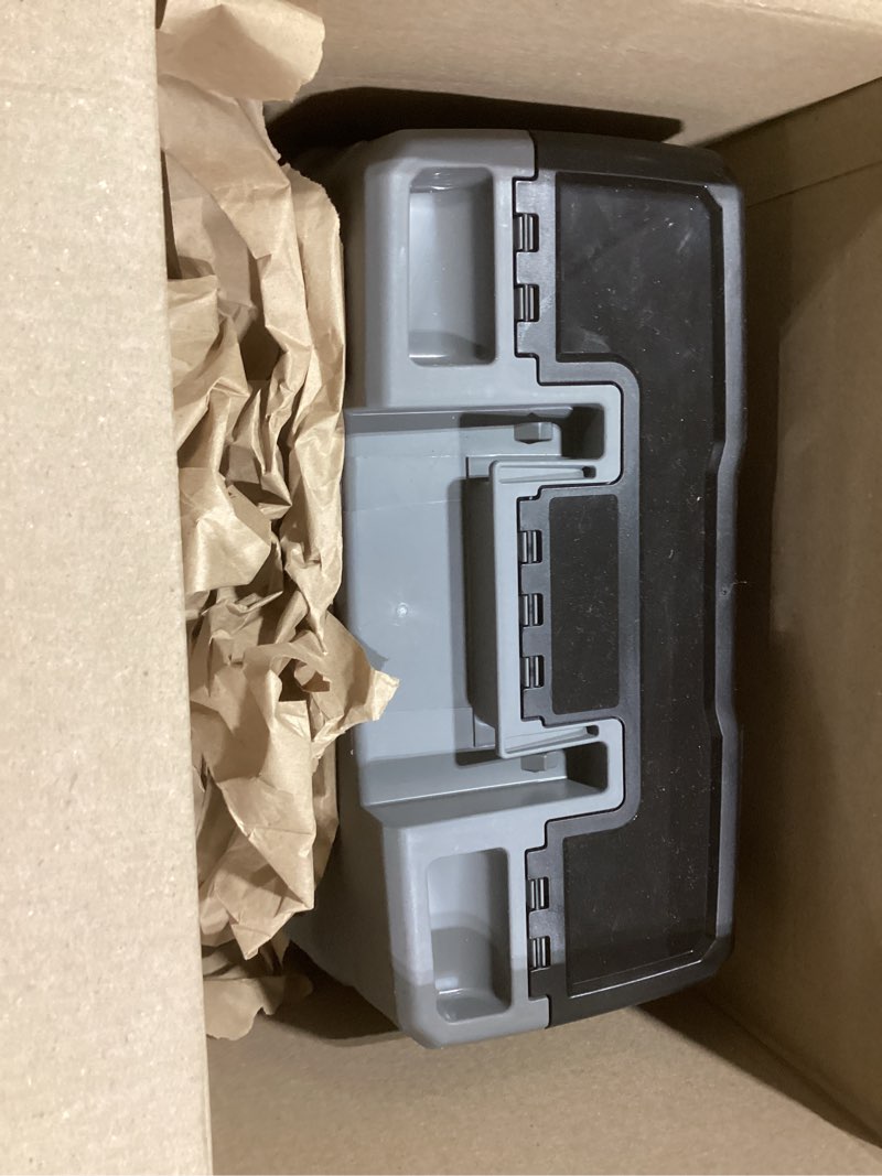 Condition photo showing Good Condition for ArtBin 3-Tray Art Supply Box Versatile Organizer for Brushes, Paints, Stamps, and More - Durable Hard Plastic, Secure Closure, Portable with Top Trays and Dividers Three Tray