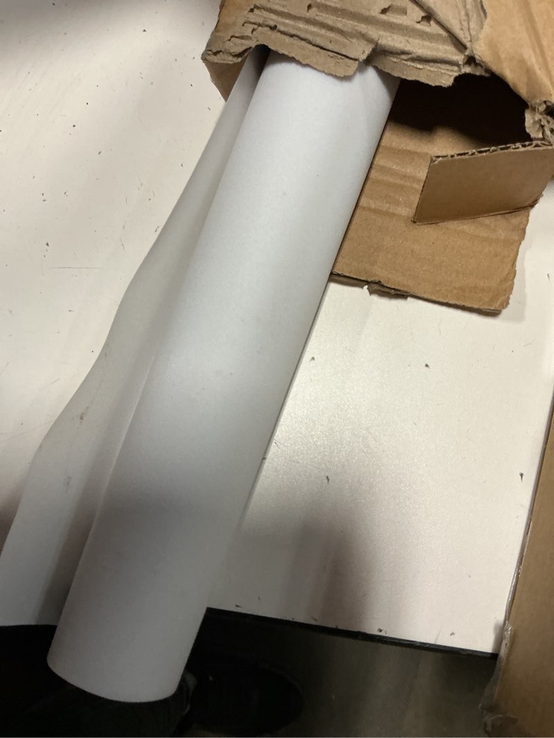 Condition photo showing Good Condition for coavas window privacy film frosted glass static clings, decorative bathroom door privacy film day and night, heat uv blocking anti-glare frosting stickers renter non-adhesive, 23.6 x 78.7 inch, white 23.6 x 78.7 inch white