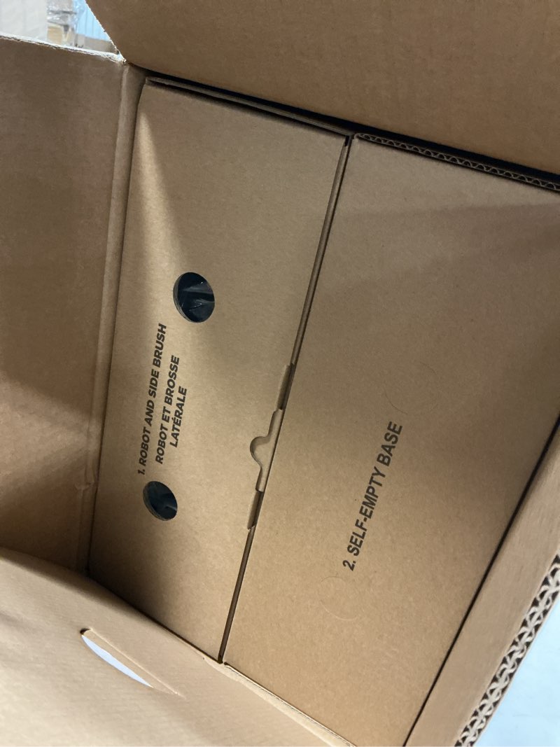 Condition photo showing New/Like New for Shark PowerDetect Self-Empty Robot Vacuum with NeverStuck Technology, Auto Deep-Clean Carpets & Hardfloors, XL 60 Day Capacity HEPA Bagless Base Neutralizes Odors, for Pet Hair, Black (AV2820AE) PowerDetect (60 Days) (Grey)