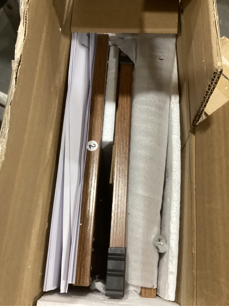 Condition photo showing As Is for Console Table, Small Console Tables for Entryway?31" Vanity Desk Fluted Dresser Side Table, Brown Entry Table Narrow Console Table Modern Hallway Table Modern Sofa Table for Living Room