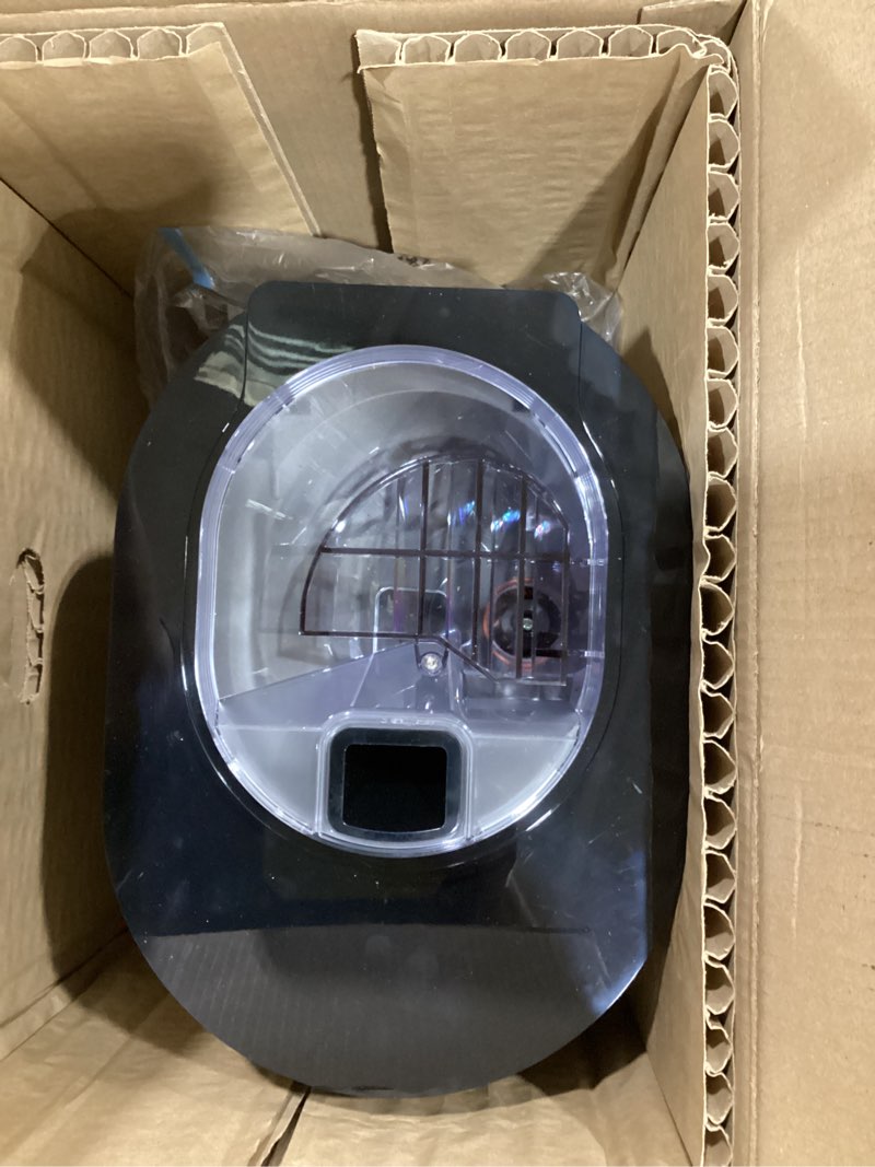 Condition photo showing As Is for de'longhi true brew drip coffee maker, built in grinder, single serve, 8 oz to 24 oz, hot or iced coffee, stainless, cam51025mb