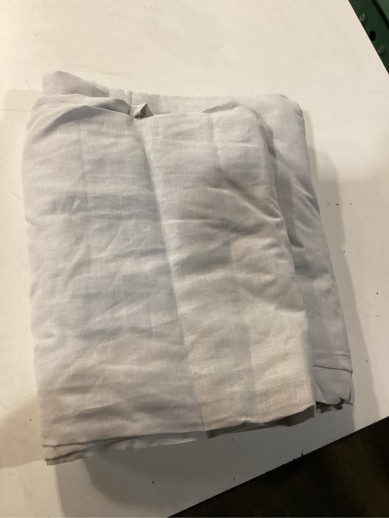 Condition photo showing New/Like New for european linen true blackout curtain, 48x84, cloud