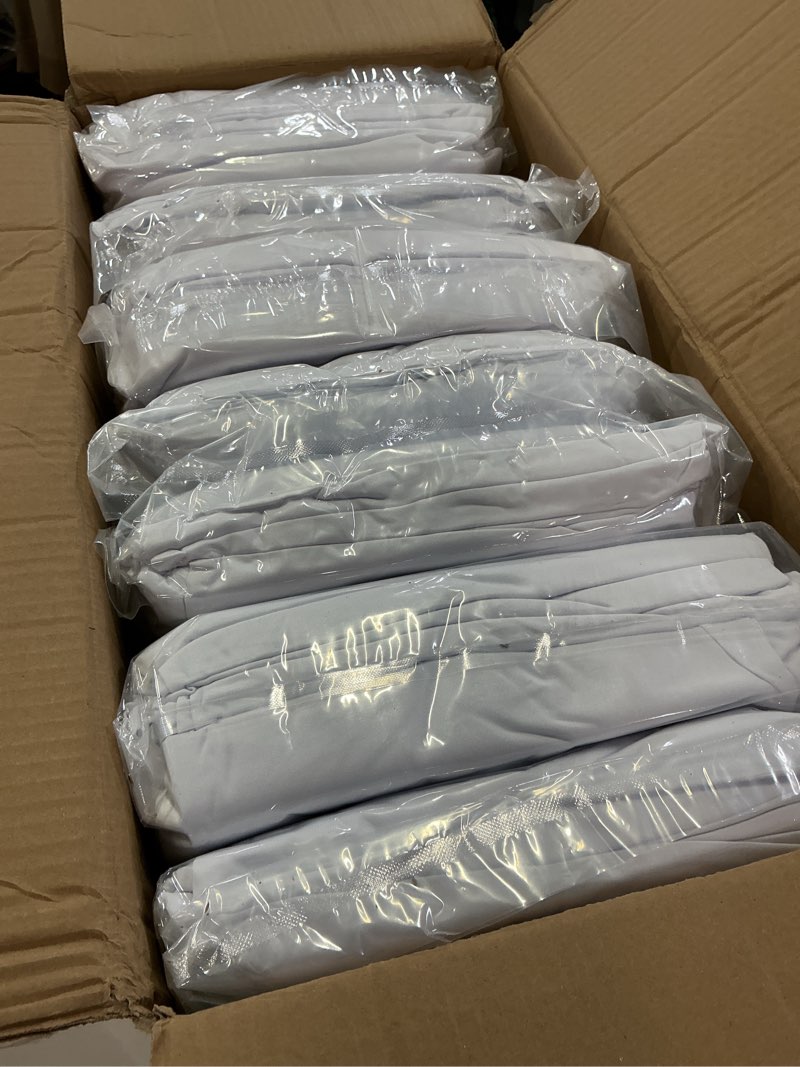 Condition photo showing Good Condition for 100 pcs white washable removable universal for wedding party dining banquet polyester spandex stretch slipcovers chair covers white-a 100pcs