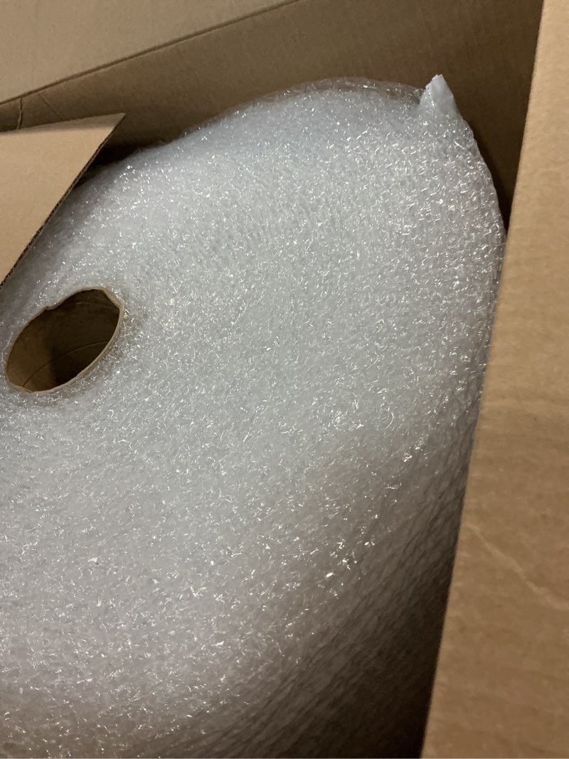Condition photo showing Good Condition for amazon basics bubble wrap for moving, packing, shipping and storage, perforated protective cushioning for fragile items, 12-inch x 175-ft long roll, small 3/16", clear