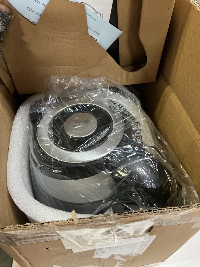 Condition photo showing Good Condition for Chefman Electric Kettle with Temperature Control, 5 Presets LED Indicator Lights, Removable Tea Infuser, Glass Tea Kettle & Hot Water Boiler, 360° Swivel Base, BPA Free, Stainless Steel, 1.8 Liters 1.8L - Stainless Steel - Tea Infuser - Temperature Control