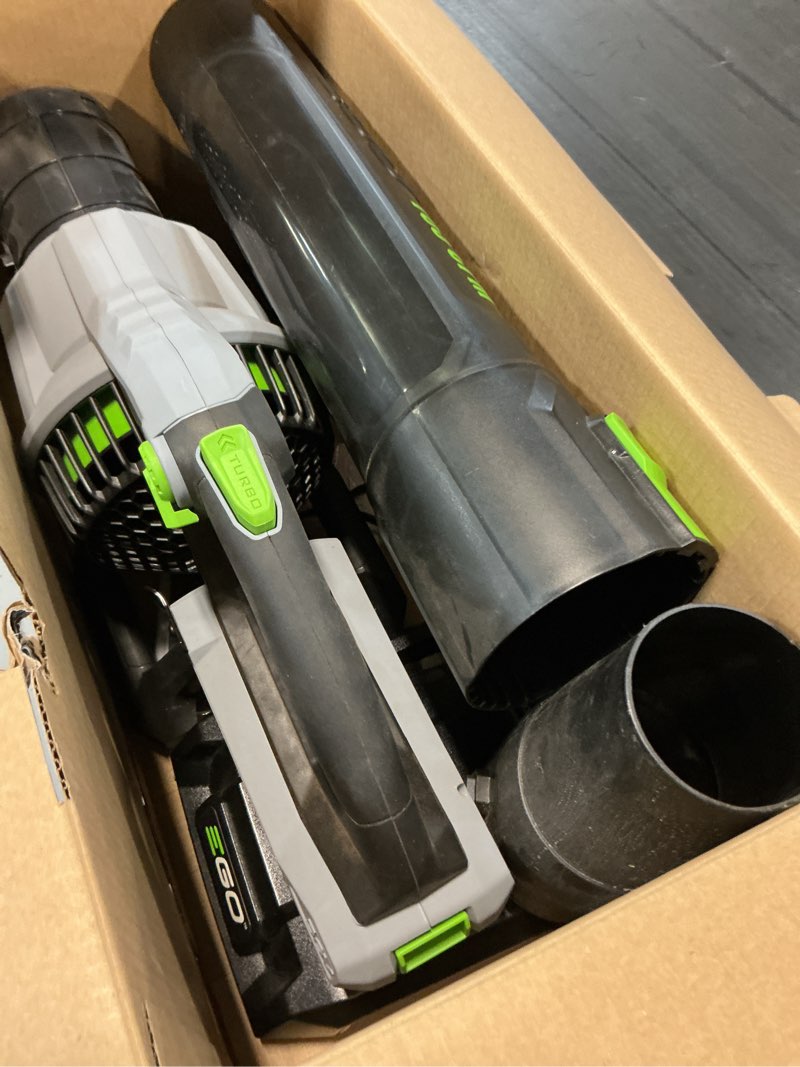 Condition photo showing Good Condition for ego power+ 56-volt 765-cfm 200-mph battery handheld leaf blower 5 ah (battery and charger included)
