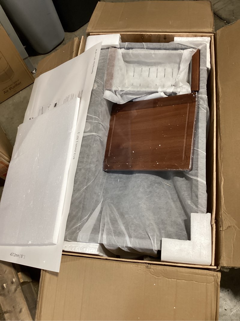 Condition photo showing Good Condition for 33x19 drop in kitchen sink black - 16 gauge stainless steel workstation sinks ledge handmade 10 inch deep single bowl kitchen sink top mount easy to clean gunmetal black 33"(l)×19"(w)×10"(d)